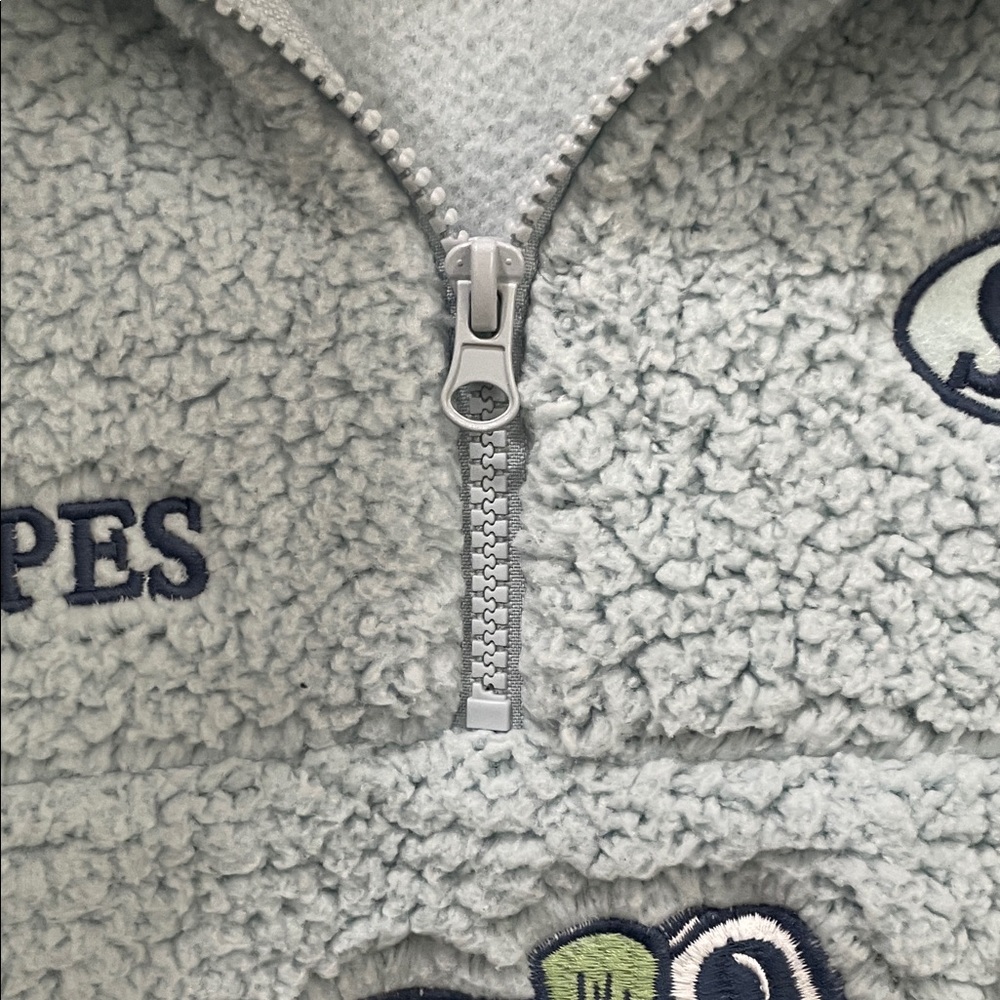 Snoopy Light Blue  Sherpa Pullover - Stay Cool - Picture 12 of 13